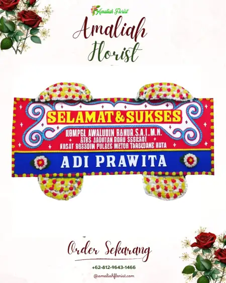 Papan Bunga Ucapan Selamat Sidobunder